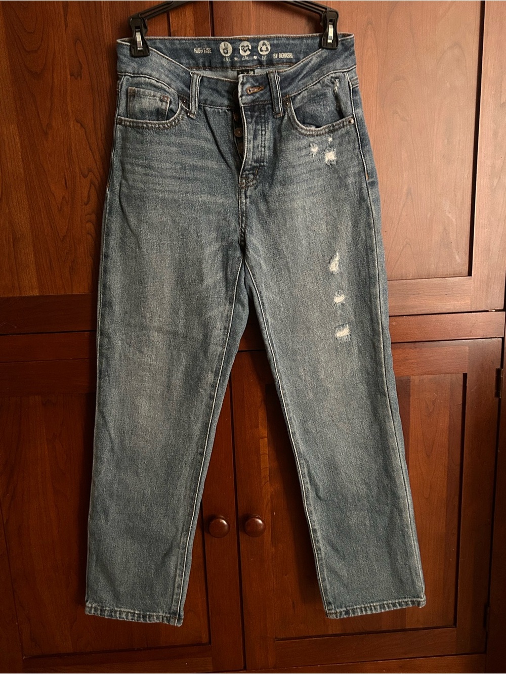 Rewash Medium Blue Straight leg Jeans